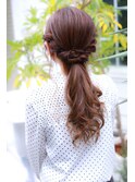 大人可愛い☆結婚式やイベントにお呼ばれ小顔ヘアアレンジ♪