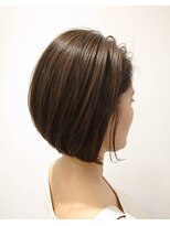 プログレス 中野店(PROGRESS)&nbsp;前下がりボブ[切りっぱなしボブ/ピンクブラウン/ベリーショート]