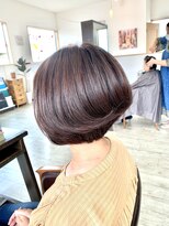 オレンジ(orange)&nbsp;【orange賀来】ベージュ・ラテカラーグラデーションボブ