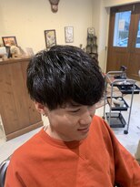 エルエー バーバーショップ 草津店(L.A BARBERSHOP)&nbsp;スタイリスト【橋本】重ためスタイル