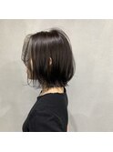 切りっぱなし×フェイスフレーミング