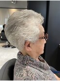 マダムショート×パーマ