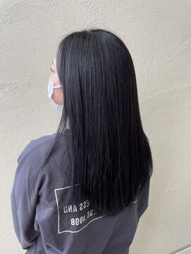 キャパジャストヘアー(CAPA just hair) ブルーブラック透明感カラー