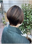 小顔ヘア　スイングショート　大人ショート　簡単スタイリング