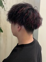 ボルデヘアー 亀有(Borde HAIR) レッドメッシュツイストスパイラル【Anna】ボルデ亀有美容室