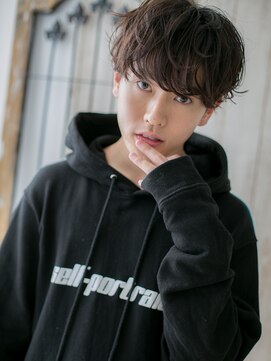 モッズヘア メン 上尾東口店(mod's hair men) ≪mod's men≫ニュアンスゆるふわツーブロックマッシュQ