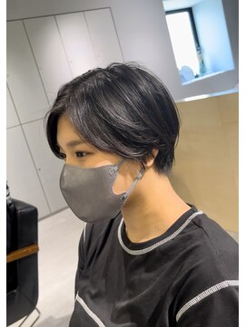 ニコフクオカヘアーメイク(NIKO Fukuoka Hair Make) 【NIKO】福岡天神大名前髪長め丸みショート大人可愛いハンサム