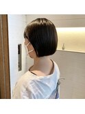 髪質改善ミニボブ
