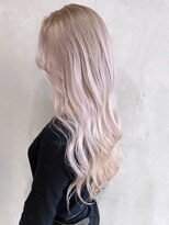 アルバム 渋谷パルコ(ALBUM)&nbsp;ホワイトベージュロング_グレージュカラーボブウルフ_ba325121