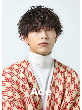 エース 栄矢場町店(Ace) 波巻きスパイラルツイストスパイラルパーママッシュメンズヘア