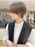 20代30代大人ガーリーショートヘアチョコレートモードショート