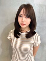 ロンドローズ 名古屋(Lond damaskRose)&nbsp;リフトレイヤー センターパート ブリーチ縮毛矯正 ヨジャドル3