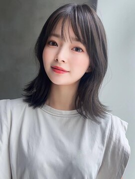 アグ ヘアー レリー 勝田台店(Agu hair lelie) 《Agu hair》ミントアッシュロブ×numberA.ベースケアミルク