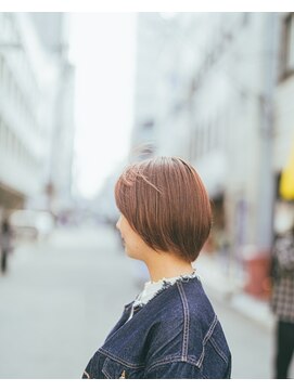 カフ(CAF) CAF河内駿/レッドブラウン/似合わせカット/大阪/心斎橋