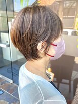 ハピネス クローバー 学園前店(Happiness CLOVER)&nbsp;大人かわいい☆ショート/小顔/ショートボブ/レイヤー/白髪/前髪