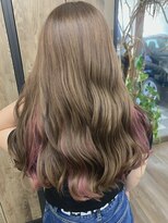 ヴィフ 大船(VIF)&nbsp;前髪/マチルダボブ/ピンクベージュ/インナーグレージュ/