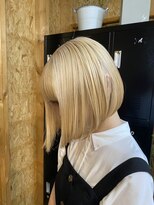 アフターニュース 新潟(afternews)&nbsp;ボブ/ブロンドベージュカラー/ブリーチ/ダブルカラー/駅南