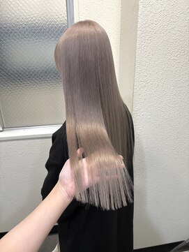 シック(chic.) ミルクティーベージュ♪福岡天神ブリーチ♪ケアブリーチ♪