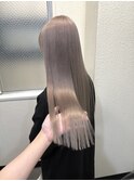 ミルクティーベージュ♪福岡天神ブリーチ♪ケアブリーチ♪