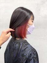 ラモード(LAMODE)&nbsp;インナーカラー×レッド