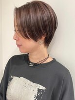 ネイロ バイ ジルブラン 葛西(NeiRo by JIL BLAN) 葛西ハイライト白髪ぼかしショートボブ小顔カットレイヤーカット