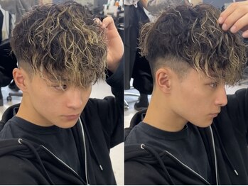 メンズサロン キング 枚方店(Men’s salon K!ng)の写真/波巻きツイストスパイラル/ツイスパ/ニュアンスパーマ等、一人一人の骨格・雰囲気に合わせたstyleをご提案!