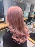 ピンクベージュ/似合わせカット
