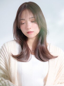 オーバーヘアー 長岡京店(over hair) 【over hair】美髪×シースルーバング×ショコラブラウン