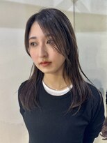 メイカ(MEIKA) ”顔周りレイヤー×オリーブブラウン” なかもと はな