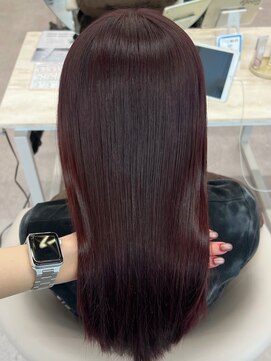 グーフィートーキョー 銀座(Goofy Tokyo) 美髪縮毛矯正/ストレート/艶髪/艶カラー/ボルドーカラー