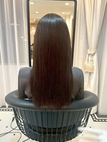 リリー(Rilie)&nbsp;セミロング/ストレート/髪質改善/水素トリートメント/艶髪