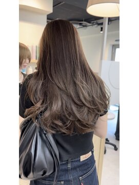 カラ フクオカ(Cara FUKUOKA) ショコラブラウン《★髪質改善うる艶水素カラー＋カット★》