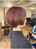 ハイライト×ピンクベージュ