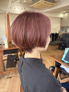 カナエ(CaNaE) ハイライト×ピンクベージュ