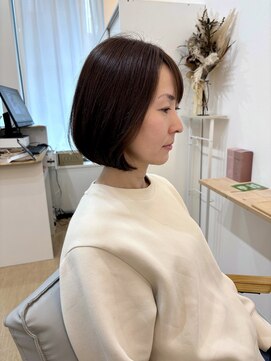 スーズ(soothe) 大人の顎下ボブスタイル　　#放出#高井田#徳庵#新深江