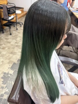 ラスター(LUSTER) ビビットグリーン×メテオ