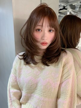 フェブ(fev) 【fev_momo】透けbrown