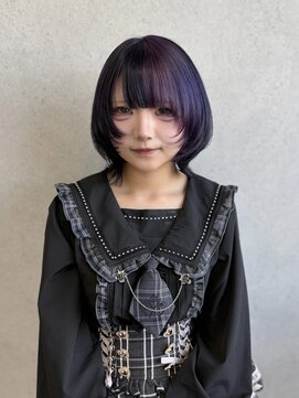 ヘアーディア(Hair...DiA) ボブウルフ × ツートンカラー