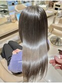 朝楽ちん◎髪質改善ストレートロング×前髪あり