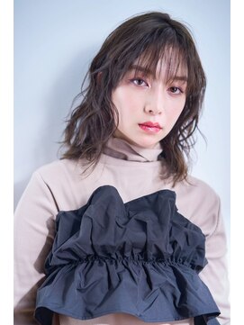 ユニックス モザイクモール港北店(UNIX) 【UNIX港北】くせ毛風パーマセミディ#ニュアンスパーマ