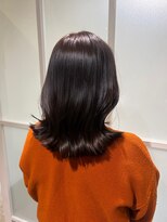 トッカ 高槻店(tocca) 大人ブラウン×外ハネミディ