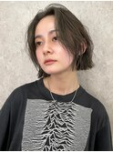 大人の軽めボブ透明感ヘア