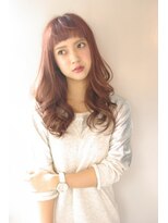 ビヨンドイー(beyond E)&nbsp;<beyond-E>☆プラムカラー☆大人かわいいロング