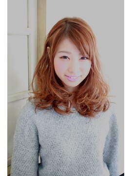 ポルム パプリカ(polum paprika) 愛されやわらかエアリーロング×ブラウンカラー