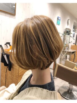 オレンジクラッカー(Orange Cracker) 【本日のお客様】ハイライト×ショートボブ　竹若真央