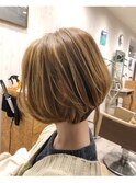 【本日のお客様】ハイライト×ショートボブ 竹若真央