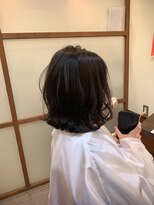 ムードコア 関内店(mu;d Coa) 外ハネミディアム