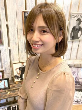 ジュール(Jule) 【Jule】センターパート前髪◇丸み愛されボブ◇20代30代神戸