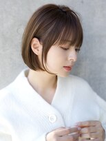 エインアンリー 表参道(AIN.ANLY.)&nbsp;前髪あり耳掛けショートボブ20代30代40代【AIN.表参道】川原大地