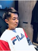 アップバング　ナチュラルフェード